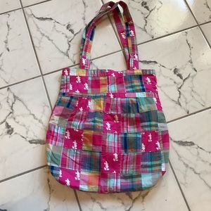 Pink Plaid Disney Mickey Mouse Purse & Wallet Set